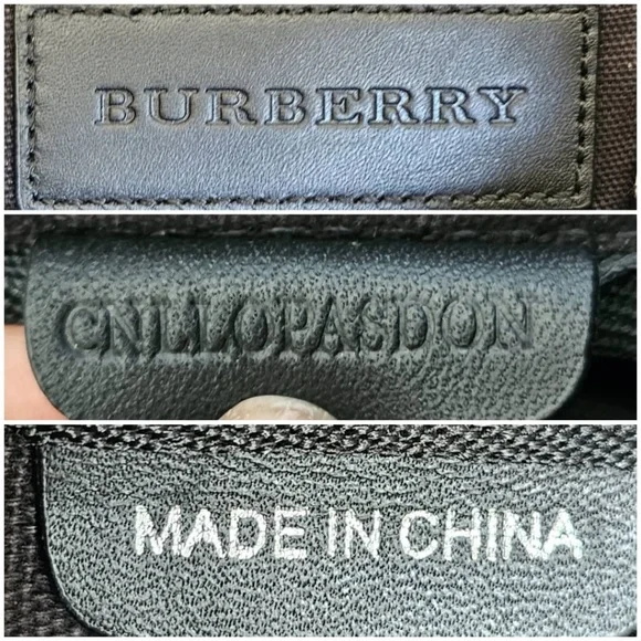 Authentic Burberry Marden Backpack London Check Coated Canvas with Leath…